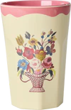 Melamin-Trinkbecher-Set Rice by Rice 2x400ml Pink Print