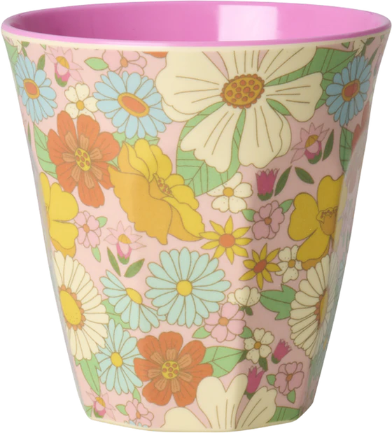 Melamin-Trinkbecher Flower Power 250 ml Rice by Rice