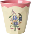 Melamin-Trinkbecher Neon Pink 250 ml Rice by Rice – Bruchfestes Design