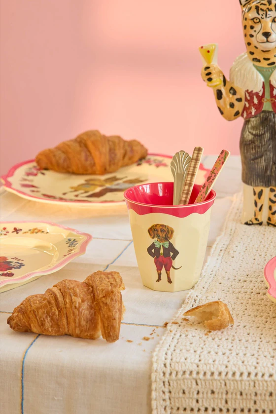 Melamin-Trinkbecher Rice by Rice 250 ml Red Kiss bruchfest