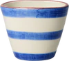 Handbemalte ovale Espressotasse Rice by Rice 70 ml Blau - blue