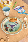 Kinderbesteck-Set Blau Ozean Rice by Rice – BPA-frei Melamin