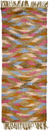 Läufer Rice by Rice Cotton Runner Pastellfarben – Weiche Haptik