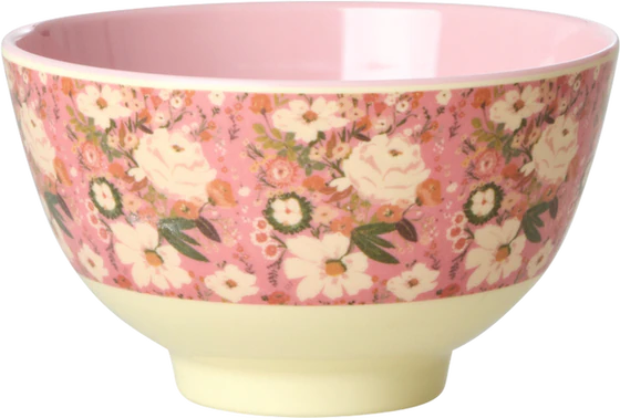 Kleine Schale Melamin 300 ml Rice by Rice – Blumenmuster, bruchfest