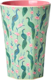 Trinkbecher Melamin Peacock Print 400ml - Rice by Rice
