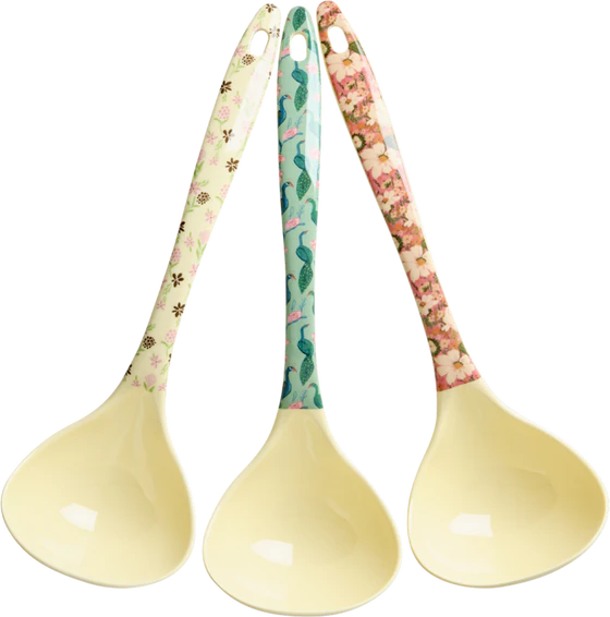 Suppenlöffel Melamin Rice by Rice 3er-Set BPA-frei Prints