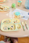 Kinderbesteck-Set Rice by Rice Mint Print Melamin BPA-frei
