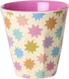 Kleine Melamin-Trinkbecher Rice by Rice 6er-Set Rosa Prints