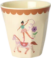 Kleine Melamin-Trinkbecher Rice by Rice 6er-Set Rosa Prints