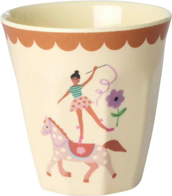 Kleine Melamin-Trinkbecher Rice by Rice 6er-Set Rosa Prints