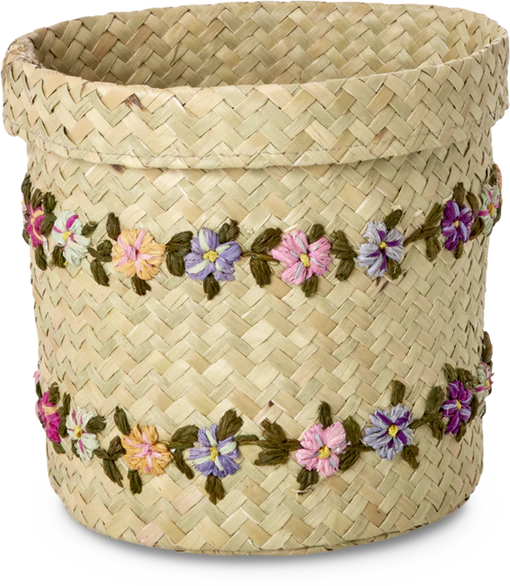 Runder Aufbewahrungskorb Raffia Rice by Rice – Handgefertigt Unikat