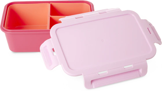 Brotdose 3 Fächer Pink Rice by Rice – BPA-frei & auslaufsicher