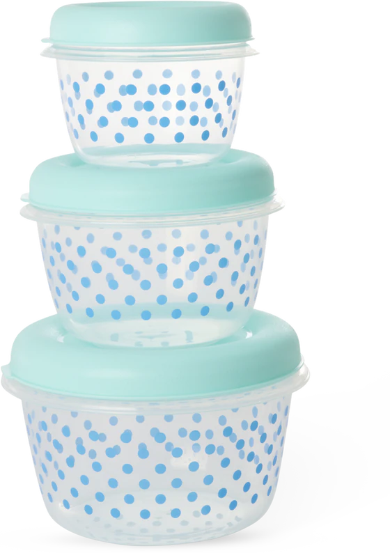 Rundes Vorratsdosen-Set Rice by Rice – BPA-frei, stapelbar