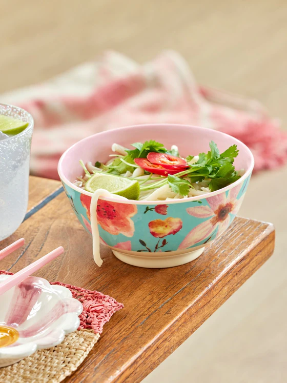 Melaminschale Mint 700ml Rice by Rice – Spülmaschinenfest