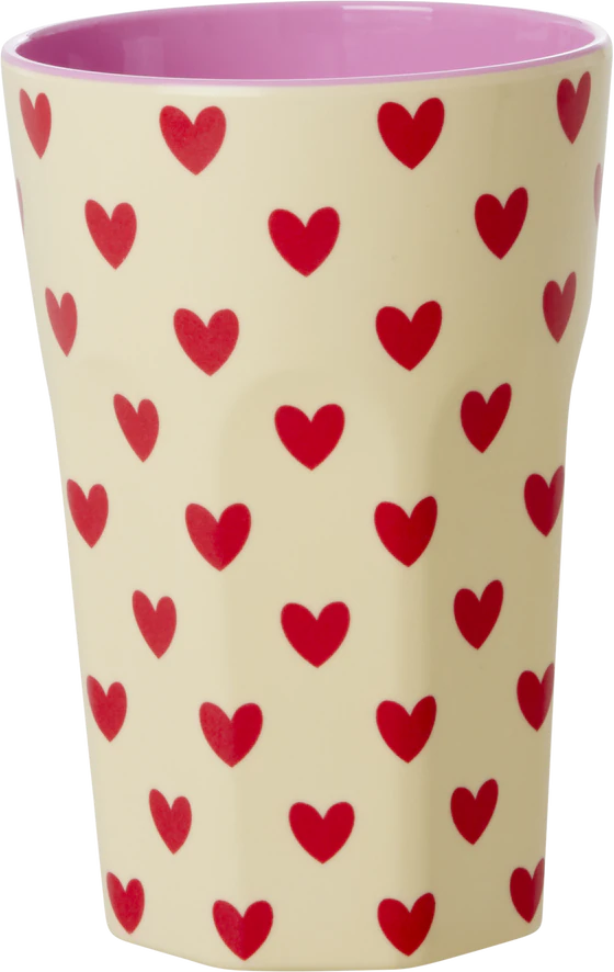 Trinkbecher Melamin 400 ml Darling Hearts – Rice by Rice