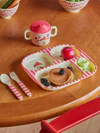 Baby-Geschirrset Melamin Rosa Happy Forest – Rice by Rice