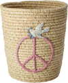 Runder Aufbewahrungskorb Raffia Peace Dove Rice by Rice