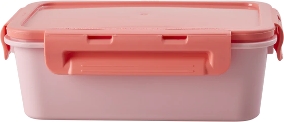 Lunchbox mit drei Einsätzen Rice by Rice Koralle Rot BPA-frei