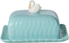 Butterdose Keramik Mint Schwan Rice by Rice – Handbemalt Glasiert