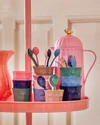 Dreistufiges Metallregal Cute Coral Rice by Rice – Extragroß, Lackiert