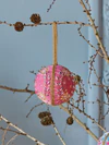 Weihnachtsbaum-Anhänger Rice by Rice – Samt & Perlen 3er-Set