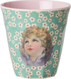 Melamin-Trinkbecher Rice by Rice Engel-Print Grün 250 ml