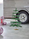 Dekorativer Weihnachtsbaum Rice by Rice Grün Medium PE