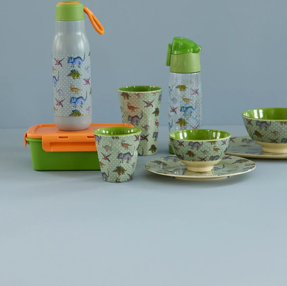 Brotdose Rice by Rice Orange Grün – Auslaufsicher & BPA-frei