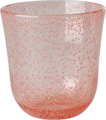 Trinkbecher Acryl Peach 410 ml Rice by Rice – Bruchsicheres Bubble-Design