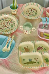 Kinderteller Rice by Rice Melamin Dschungel 4 Fächer robust