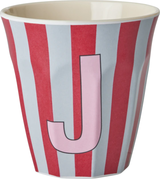 Melamin-Trinkbecher Rice by Rice 250ml Streifen J Spülmaschinenfest