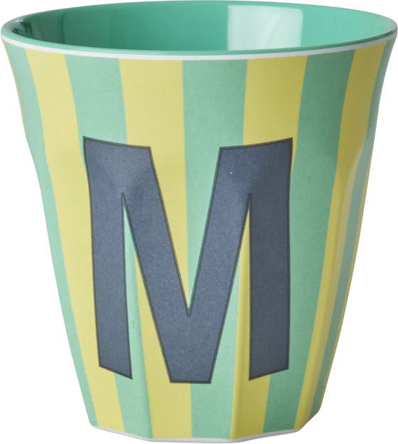 Melamin-Trinkbecher Rice by Rice 250 ml gestreift robust