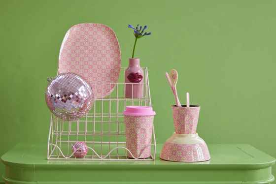 Discokugel Partyball Soft Pink Medium Rice by Rice – Handgefertigt