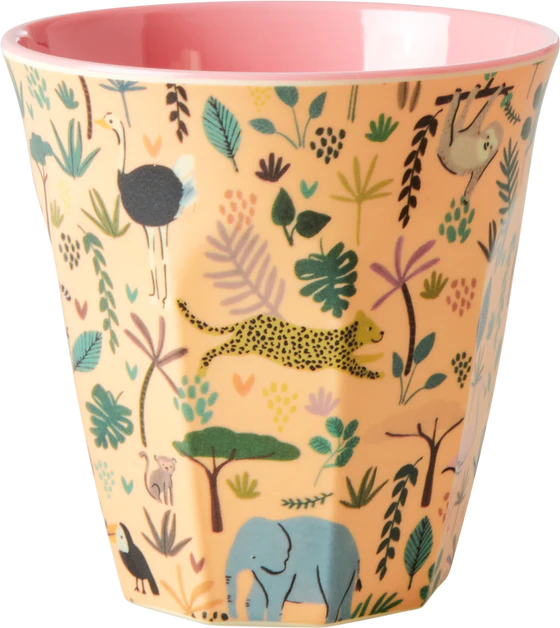 Kinderbecher-Set Melamin Rice by Rice 250ml 6er Pack bunt