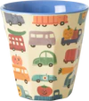 Melamin-Trinkbecher Kinder 250 ml Happy Cars Rice by Rice