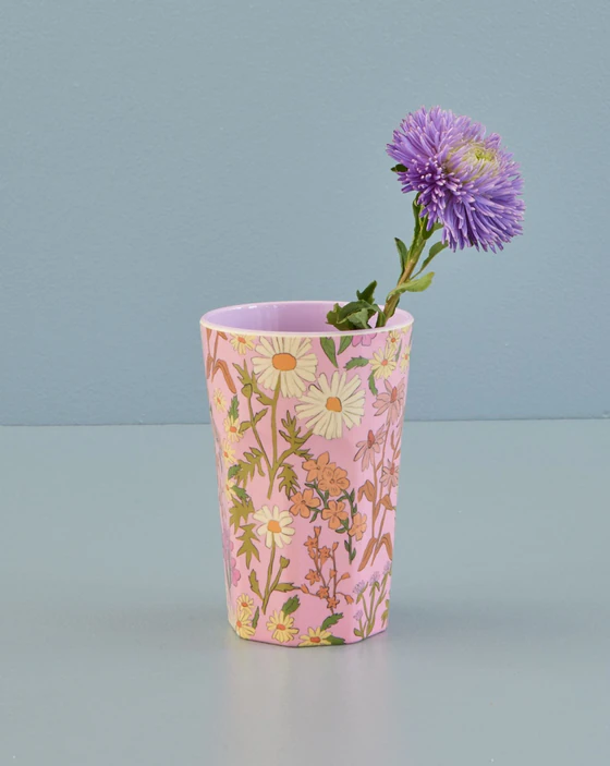 Trinkbecher Melamin 400 ml Daisy Print Rice by Rice bruchfest