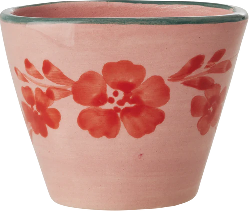 Keramik-Espressotasse Rice by Rice Oval Handbemalt Unikat
