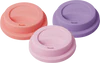 Silikon-Deckel für Melaminbecher Rice by Rice Pink 3er-Set