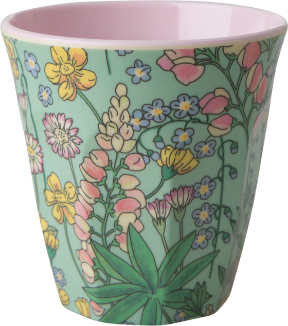 Trinkbecher Melamin 250ml Lupinenmuster Rice by Rice