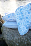 Tagesdecke Chic Antique Aix Quilt Blumen sky blue Baumwolle