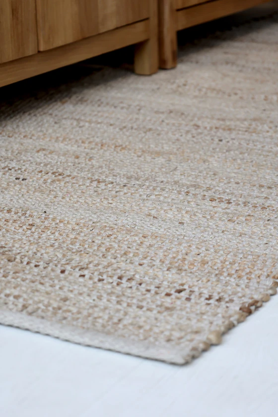 Tischläufer Chic Antique Natur 200cm – Jute & Baumwolle