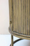 Beistelltisch Chic Antique Tisch Rillen Antique Messing Vintage