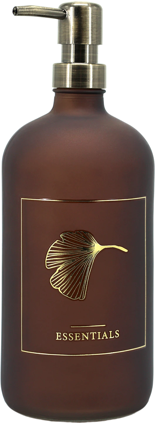 Seifenspenderflasche Chic Antique 1000 ml Glas Mokka Vintage