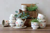 Dekorativer Übertopf Chic Antique Fleurville Creme Keramik