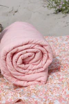 Tagesdecke Chic Antique Aix Quilt Rosa Weiß Baumwolle