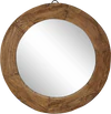 Runder Wandspiegel Chic Antique Grimaud – Recyclingholz Unikat