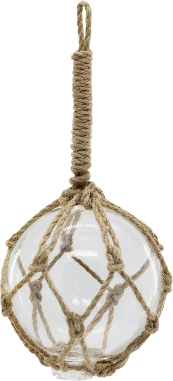 Dekoratives Glas-Schwimmgewicht Chic Antique Natur Vintage-Look