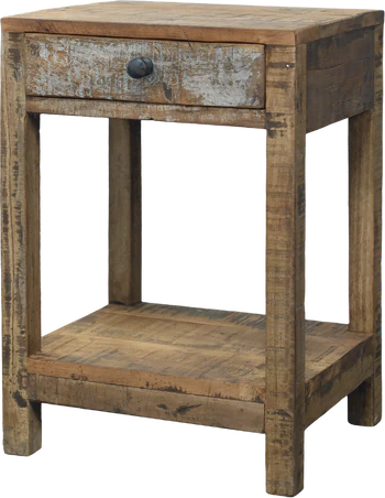 Beistelltisch Chic Antique Grimaud Recyclingholz Natur Vintage
