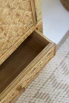 Aufbewahrungsschrank Chic Antique Geflecht Natur Tannenholz