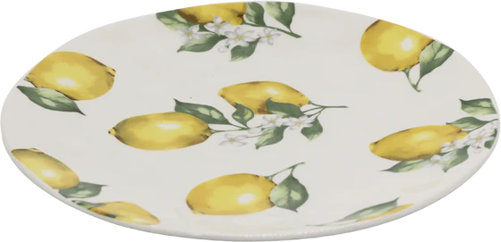 Frühstücksteller Chic Antique Maison Citron Porzellan Creme